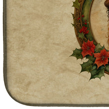Load image into Gallery viewer, Leonberger Christmas Flowers Dish Drying Mat
