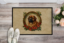 Load image into Gallery viewer, Leonberger Christmas Flowers Doormat