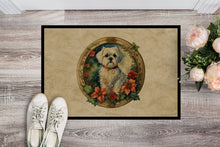 Load image into Gallery viewer, Maltese Christmas Flowers Doormat-24x36 Indoor / Outdoor Rug | Made in USA