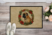 Load image into Gallery viewer, Mastiff Christmas Flowers Doormat