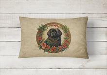 Load image into Gallery viewer, Newfoundland Christmas Flowers Throw Pillow