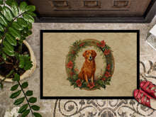 Load image into Gallery viewer, Nova Scotia Duck Tolling Retriever Christmas Flowers Doormat