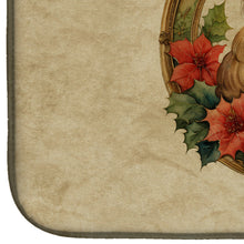 Load image into Gallery viewer, Pekingese Christmas Flowers Dish Drying Mat