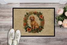 Load image into Gallery viewer, Poodle Christmas Flowers Doormat-24x36 Indoor / Outdoor Rug | Made in USA