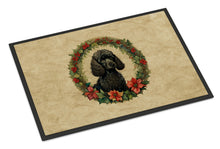 Load image into Gallery viewer, Poodle Christmas Flowers Doormat-24x36 Indoor / Outdoor Rug | Made in USA