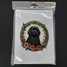 Load image into Gallery viewer, Puli Christmas Flowers Greeting Cards - Blank Note Cards – 8-Pack of Artist-Designed Cards with Envelopes