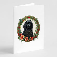 Load image into Gallery viewer, Puli Christmas Flowers Greeting Cards - Blank Note Cards – 8-Pack of Artist-Designed Cards with Envelopes