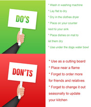 Load image into Gallery viewer, Rottweiler Christmas Flowers Dish Drying Mat