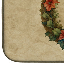 Load image into Gallery viewer, Sealyham Terrier Christmas Flowers Dish Drying Mat
