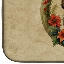 Load image into Gallery viewer, Shih Tzu Christmas Flowers Dish Drying Mat