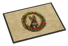Load image into Gallery viewer, Silky Terrier Christmas Flowers Doormat-24x36 Indoor / Outdoor Rug | Made in USA