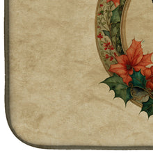 Load image into Gallery viewer, Weimaraner Christmas Flowers Dish Drying Mat