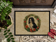 Load image into Gallery viewer, Welsh Springer Spaniel Christmas Flowers Doormat - 18X27 Indoor / Outdoor Rug | Made in USA