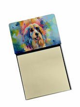 Load image into Gallery viewer, Afghan Hound Hippie Dawg Sticky Note Holder- Refiilable Desk Accessory Note Pad