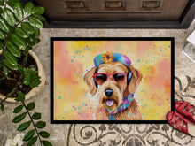 Load image into Gallery viewer, Airedale Terrier Hippie Dawg Doormat - 24x36 Decorative Floor Mat – Indoor/Outdoor Rug with Artistic Flair