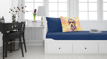 Load image into Gallery viewer, Airedale Terrier Hippie Dawg Standard Pillowcase – Artistic Decorative Front, White Back