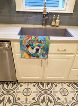 Load image into Gallery viewer, Akita Hippie Dawg Kitchen Towel