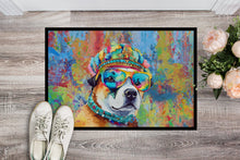 Load image into Gallery viewer, Akita Hippie Dawg Doormat