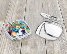 Load image into Gallery viewer, Akita Hippie Dawg Compact Mirror – Stylish Purse Mirror with Artistic Covers