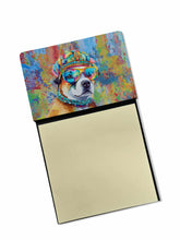 Load image into Gallery viewer, Akita Hippie Dawg Sticky Note Holder- Refiilable Desk Accessory Note Pad
