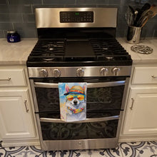 Load image into Gallery viewer, Alaskan Klee Kai Hippie Dawg Kitchen Towel