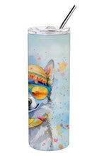 Load image into Gallery viewer, Alaskan Klee Kai Hippie Dawg Stainless Steel Skinny Tumbler