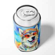Load image into Gallery viewer, Alaskan Malamute Hippie Dawg Can or Bottle Hugger