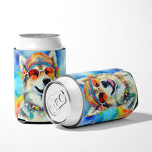 Load image into Gallery viewer, Alaskan Malamute Hippie Dawg Can or Bottle Hugger
