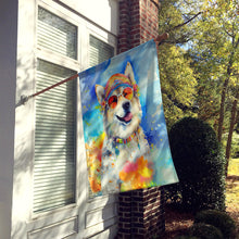 Load image into Gallery viewer, Alaskan Malamute Hippie Dawg House Flag