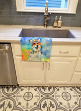 Load image into Gallery viewer, Alaskan Malamute Hippie Dawg Kitchen Towel