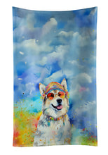 Load image into Gallery viewer, Alaskan Malamute Hippie Dawg Kitchen Towel
