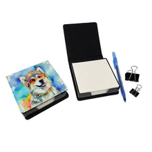 Load image into Gallery viewer, Alaskan Malamute Hippie Dawg PU Leather Note Paper Holder