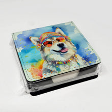 Load image into Gallery viewer, Alaskan Malamute Hippie Dawg PU Leather Note Paper Holder
