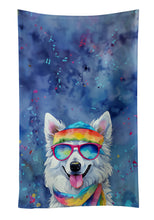 Load image into Gallery viewer, American Eskimo Hippie Dawg Kitchen Towel