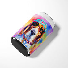 Load image into Gallery viewer, Basset Hound Hippie Dawg Can or Bottle Hugger
