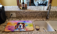 Load image into Gallery viewer, Basset Hound Hippie Dawg Dish Drying Mat
