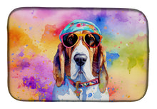Load image into Gallery viewer, Basset Hound Hippie Dawg Dish Drying Mat