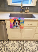 Load image into Gallery viewer, Basset Hound Hippie Dawg Kitchen Towel