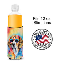 Load image into Gallery viewer, Beagle Hippie Dawg Slim Can Huggers – Fun, Functional Drink Coolers for Every Occasion
