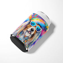 Load image into Gallery viewer, Bearded Collie Hippie Dawg Can or Bottle Hugger