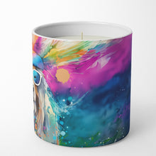Load image into Gallery viewer, Bearded Collie Hippie Dawg Decorative Soy Candle