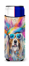 Load image into Gallery viewer, Bearded Collie Hippie Dawg Slim Can Huggers – Fun, Functional Drink Coolers for Every Occasion