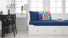 Load image into Gallery viewer, Bearded Collie Hippie Dawg Standard Pillowcase – Artistic Decorative Front, White Back