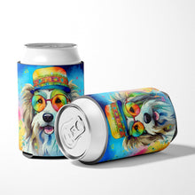 Load image into Gallery viewer, Bearded Collie Hippie Dawg Can or Bottle Hugger