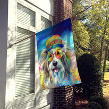 Load image into Gallery viewer, Bearded Collie Hippie Dawg House Flag