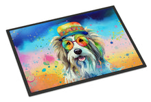 Load image into Gallery viewer, Bearded Collie Hippie Dawg Doormat - 24x36 Decorative Floor Mat – Indoor/Outdoor Rug with Artistic Flair