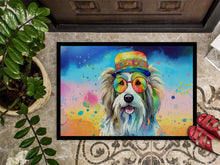 Load image into Gallery viewer, Bearded Collie Hippie Dawg Doormat - 18X27 Indoor / Outdoor Rug | Made in USA