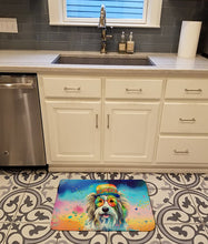 Load image into Gallery viewer, Bearded Collie Hippie Dawg Memory Foam Kitchen Mat