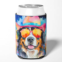 Load image into Gallery viewer, Bernese Mountain Dog Hippie Dawg Can or Bottle Hugger