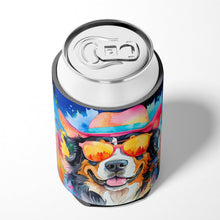 Load image into Gallery viewer, Bernese Mountain Dog Hippie Dawg Can or Bottle Hugger